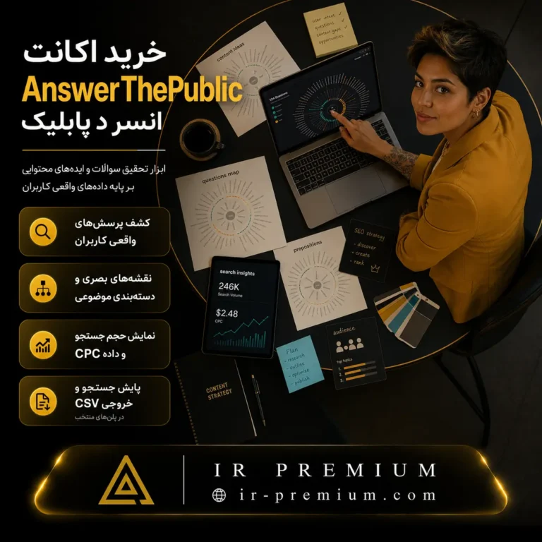 خرید اکانت AnswerThePublic انسر د پابلیک