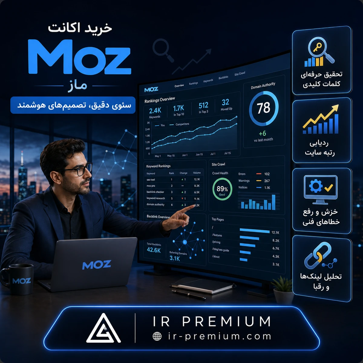 خرید اکانت Moz ماز